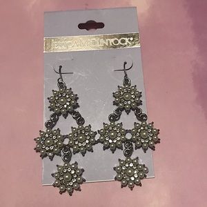 Pearl/Diamond Hanging earrings